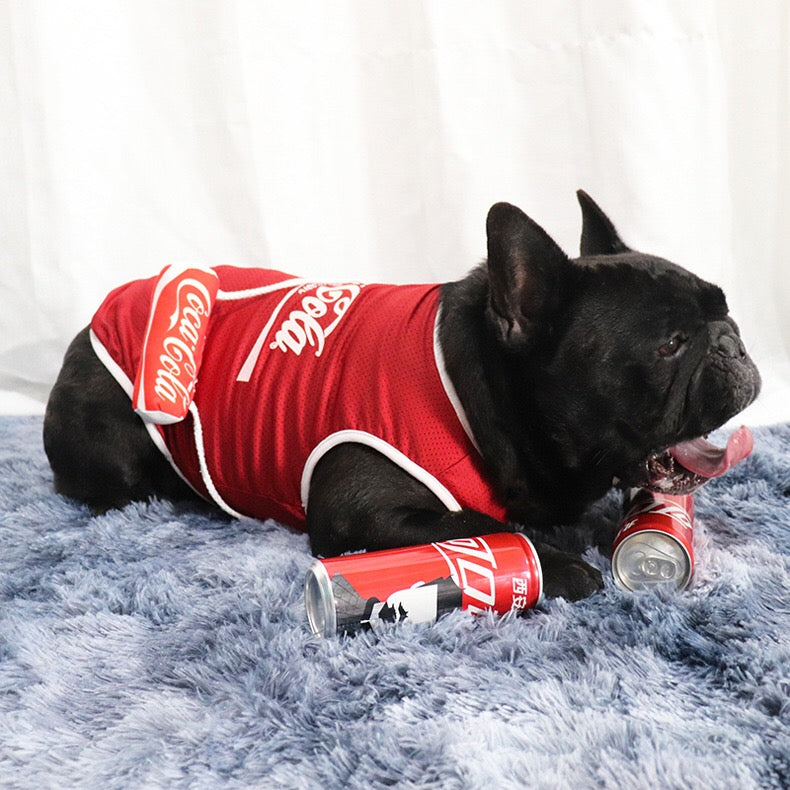 coca cola dog shirt