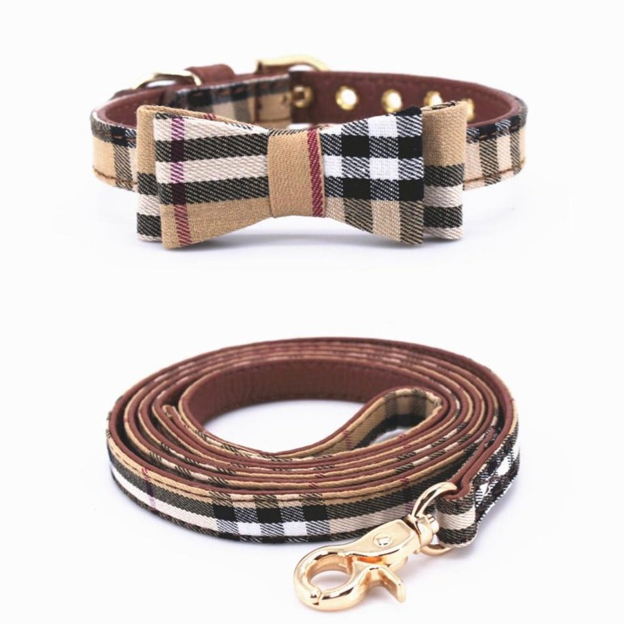 burberry dog collar and leash