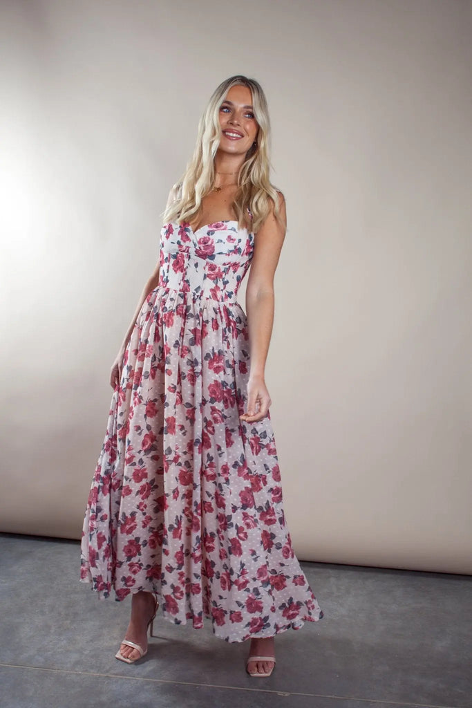 Henley Floral Dress, Anne Louise Boutique