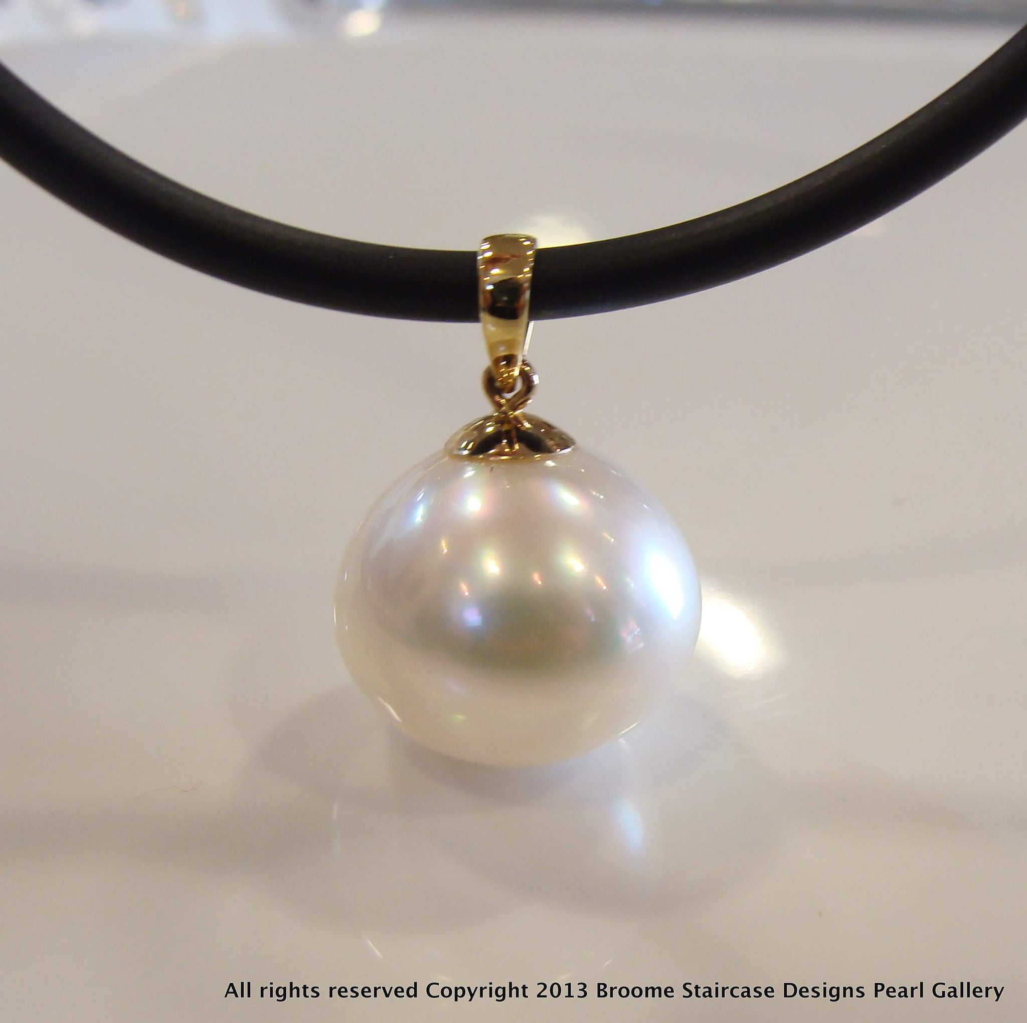 Broome Pearl Pendant 18cty