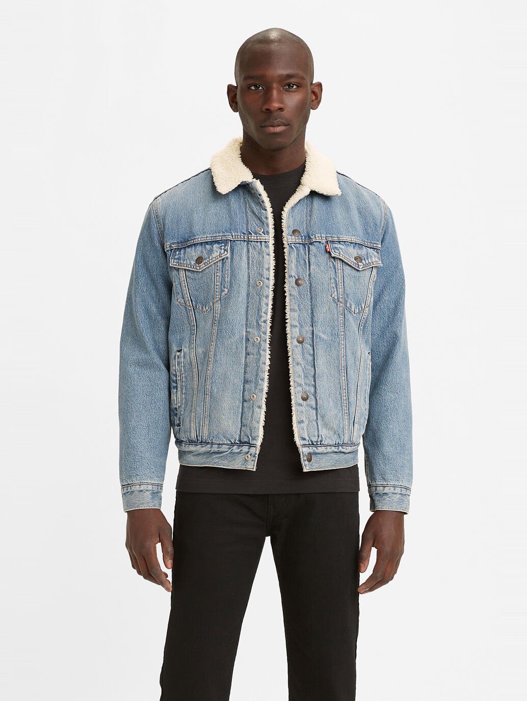 Levi's Sherpa Trucker Jacket - Otherside – Oxfords Clothing