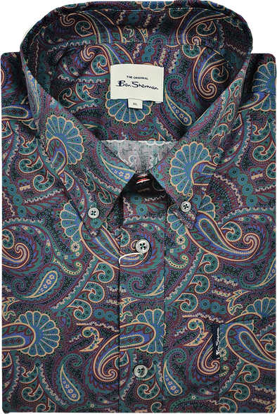 Large Paisley Print Shirt