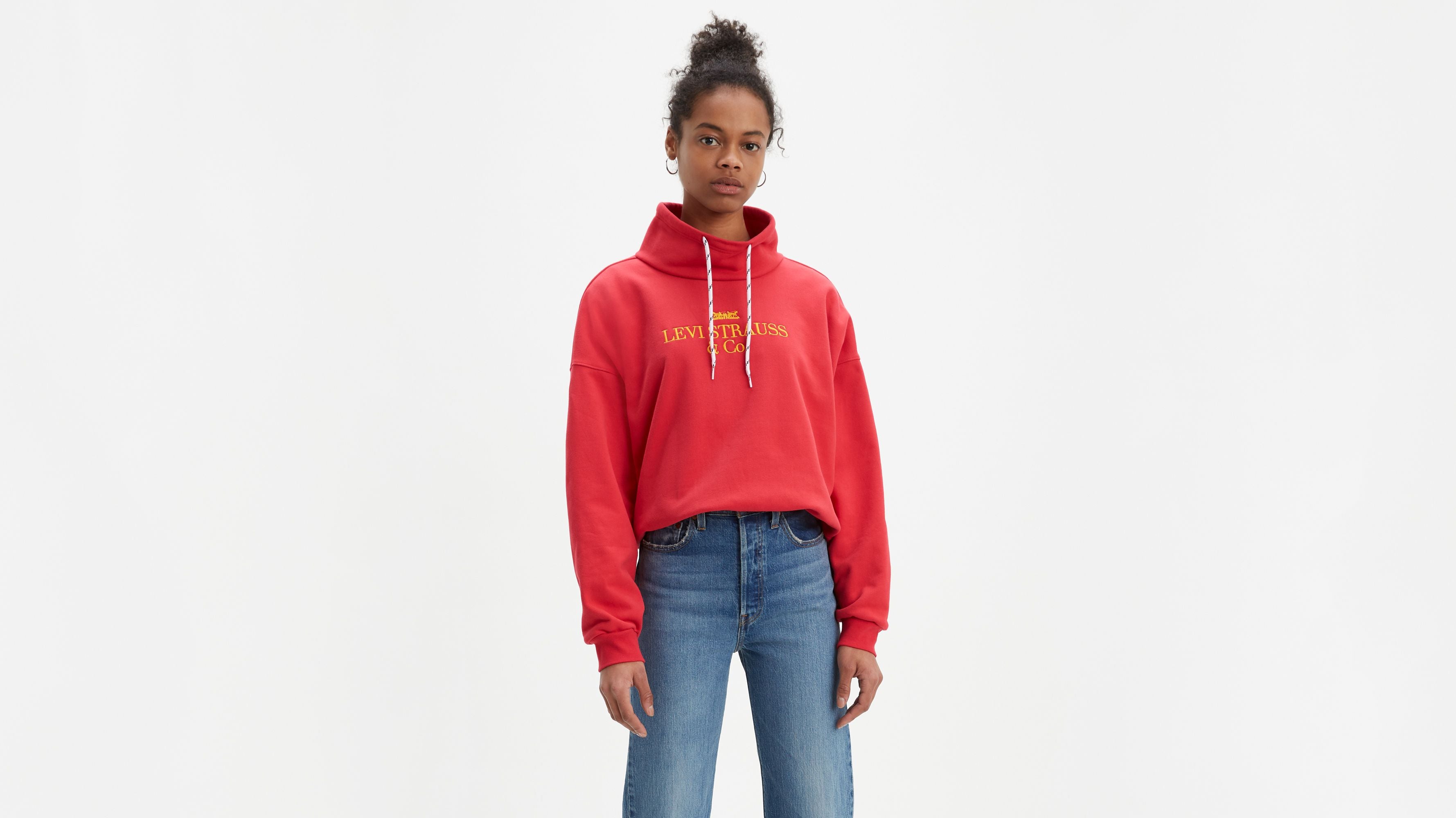 Levis Sadie Funnel Neck Jersey – Oxfords Clothing