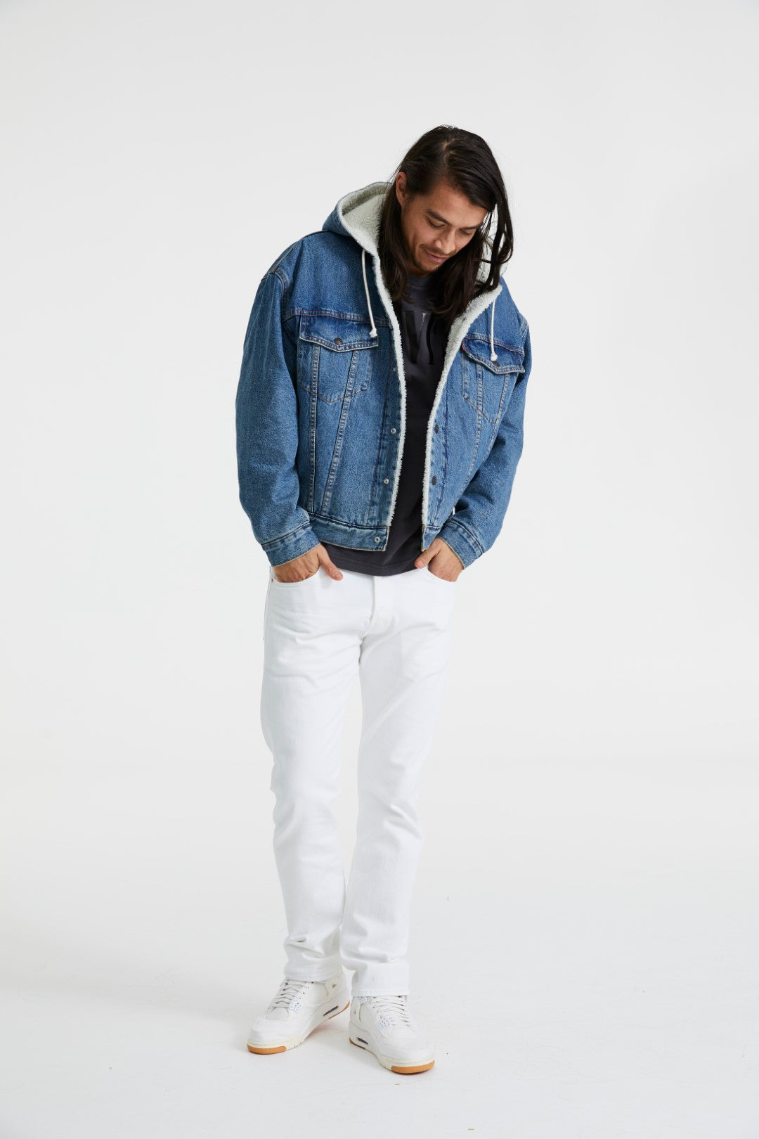 Levi's Hooded Sherpa Campfire Trucker Jacket – Oxfords Clothing