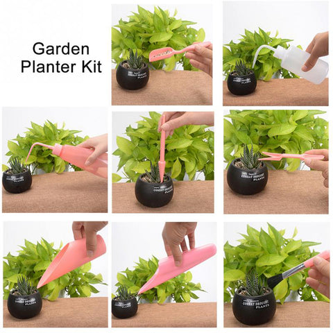 Succulent Planting Garden Planter Kit (16pcs set)