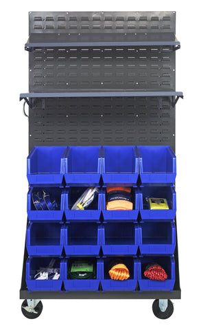 Open Front Stacking Bins Auto Repair Shop
