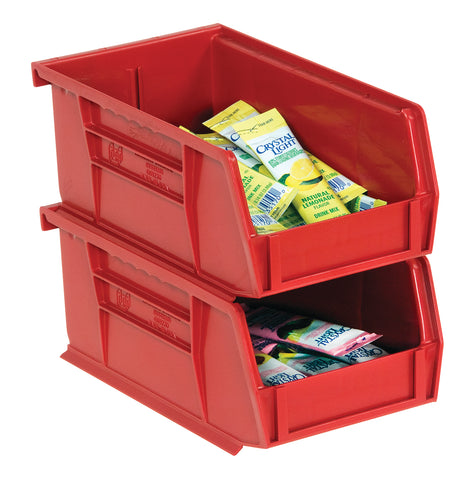 Open Front Bins for Grocery Spices and Packets