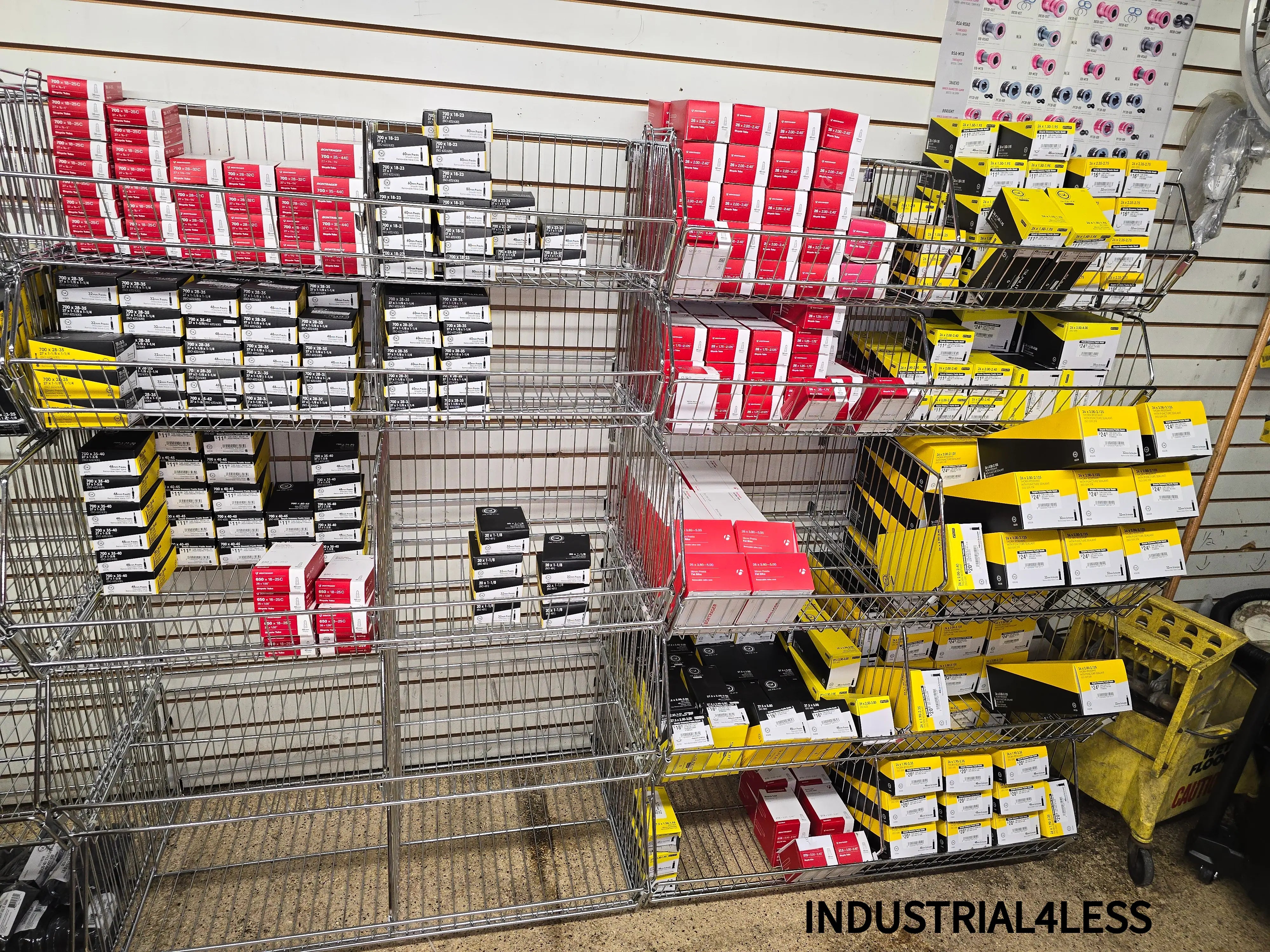 Metal Wire Baskets for Retail Shelving