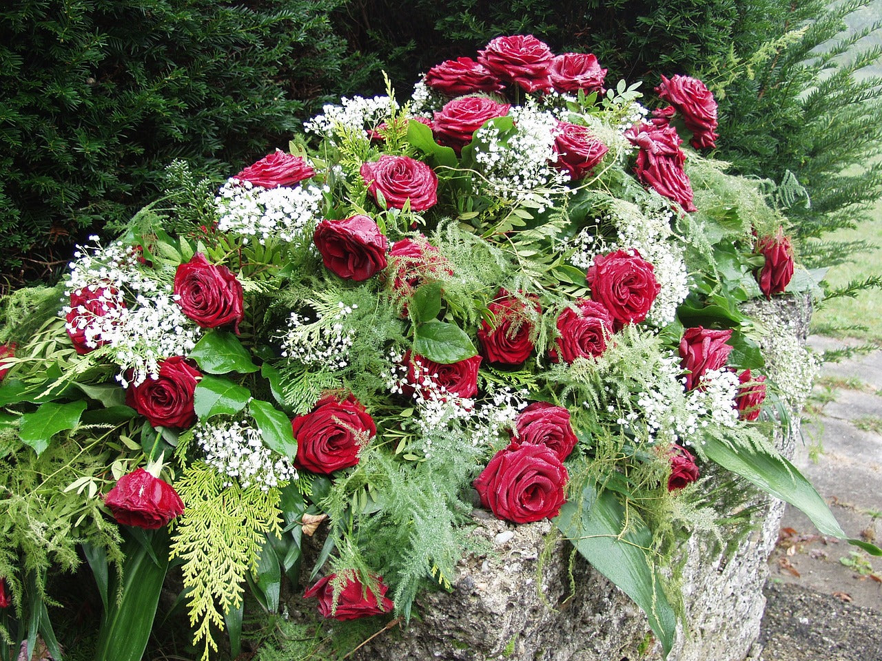 Blumen zur Beerdigung