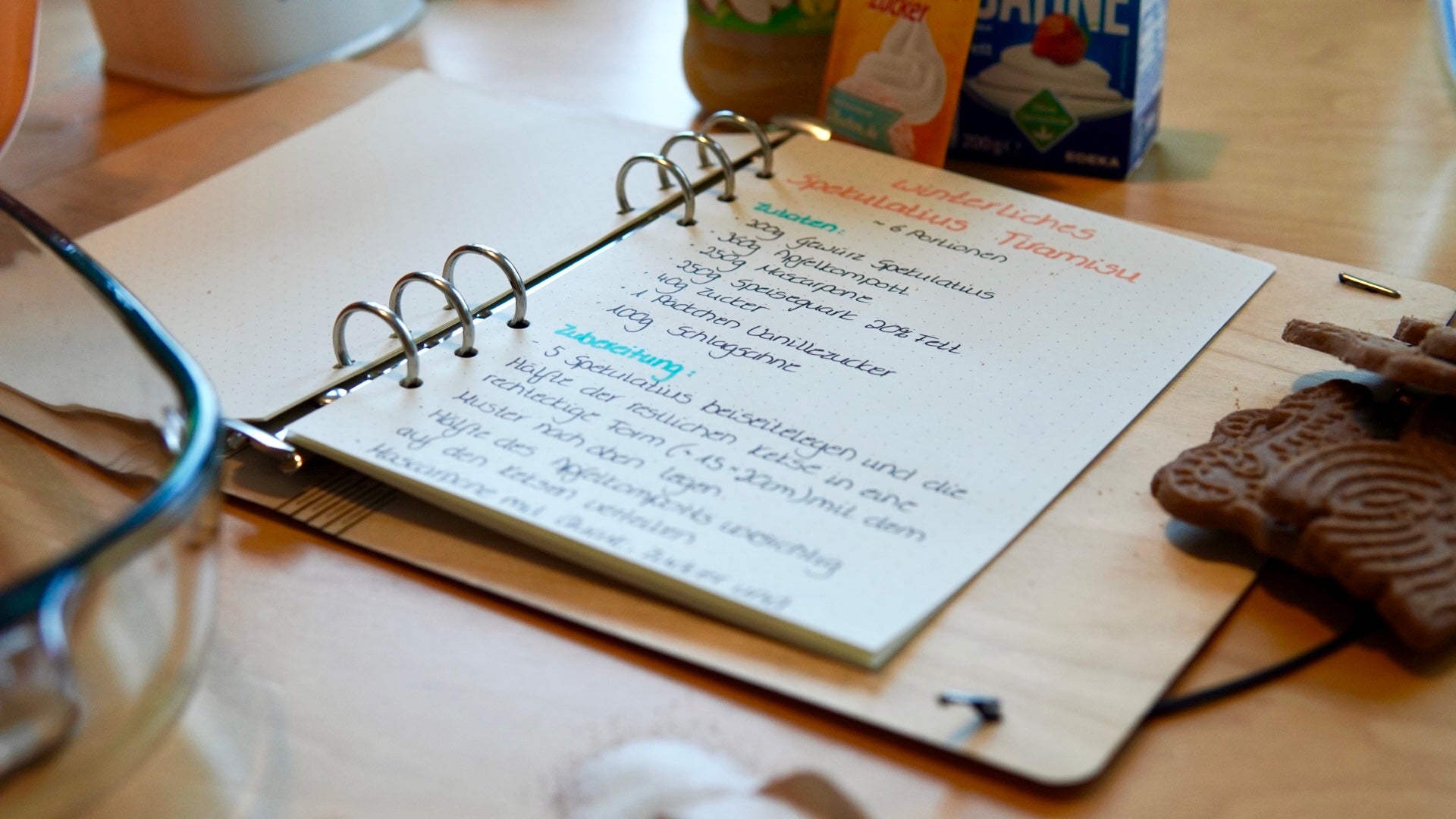 DIY recipe book