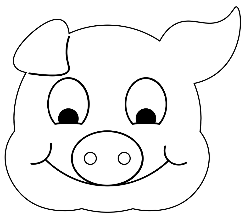 Template lucky pig