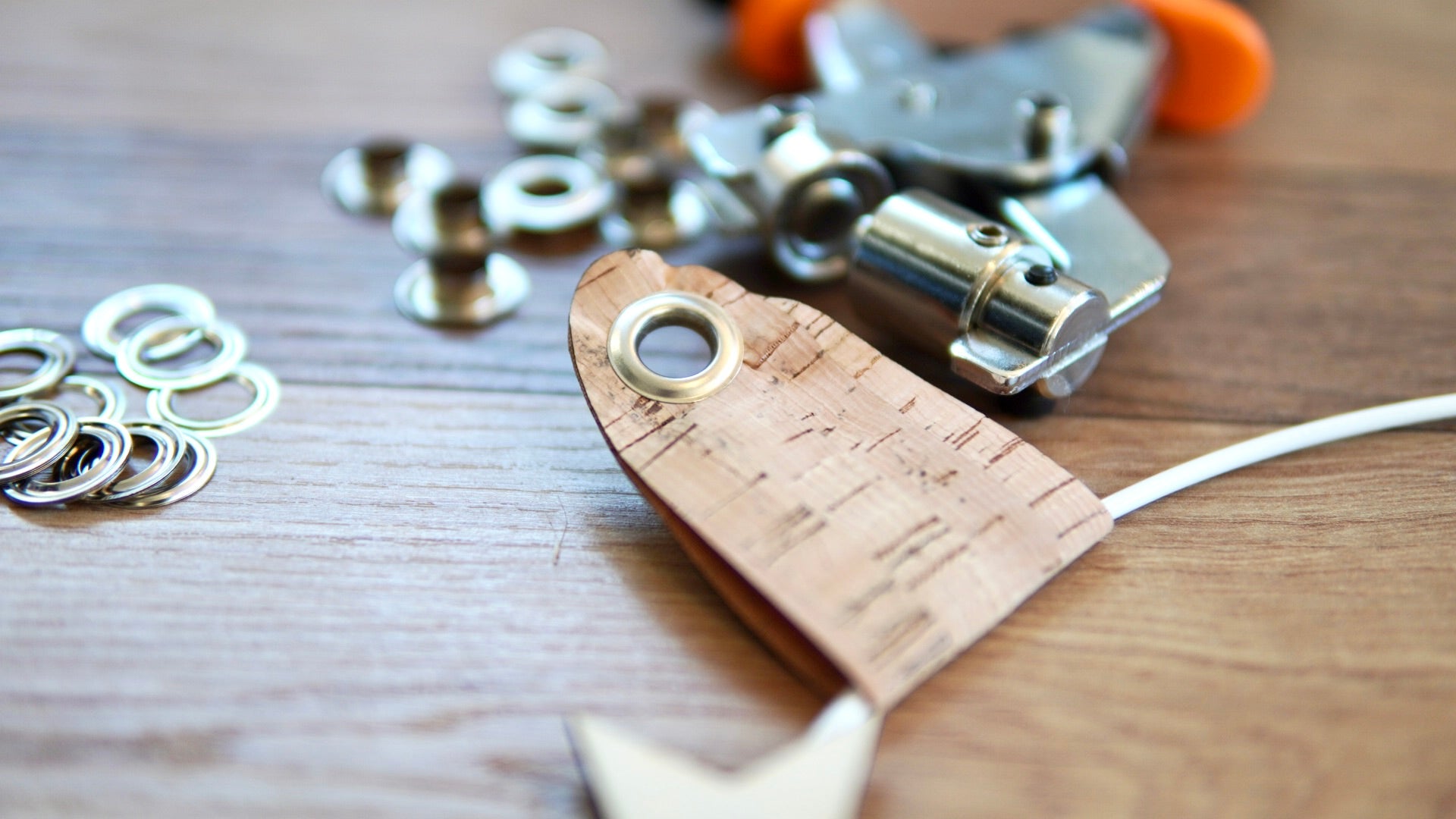 cutting cork fabric