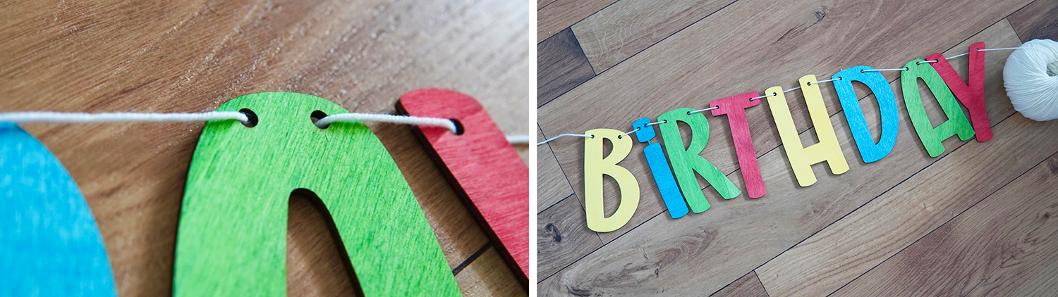 Tinker your own birthday decoration