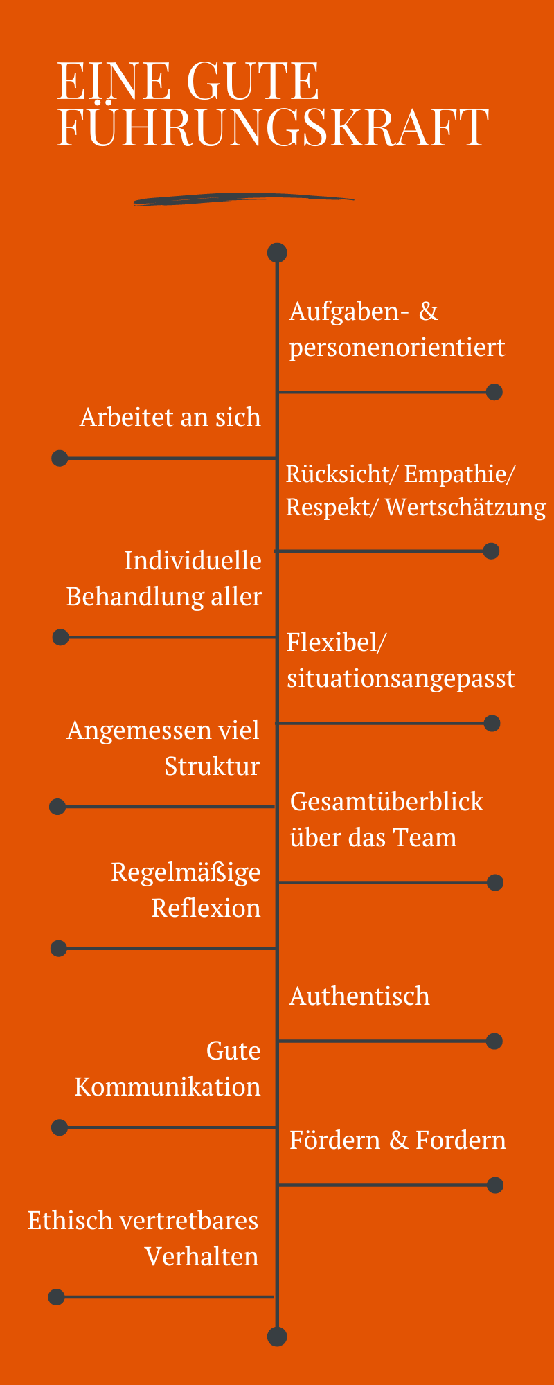 Führungsstile Überblick infografik