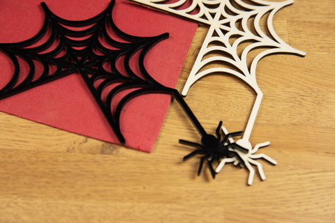 Spider web halloween decoration