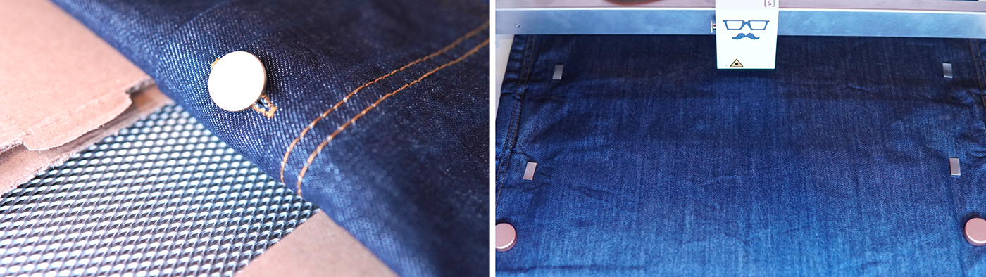 Engraving jeans