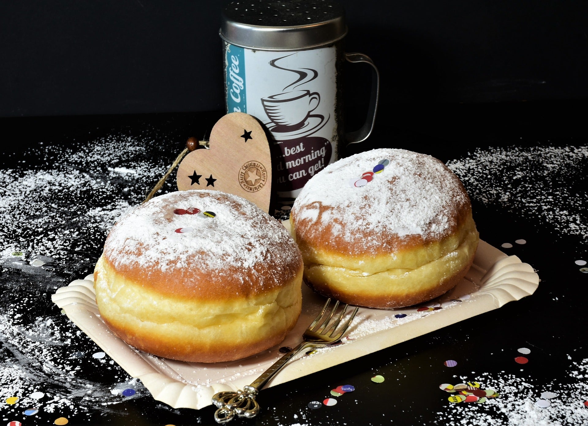 Krapfen essen Karnevalspiel