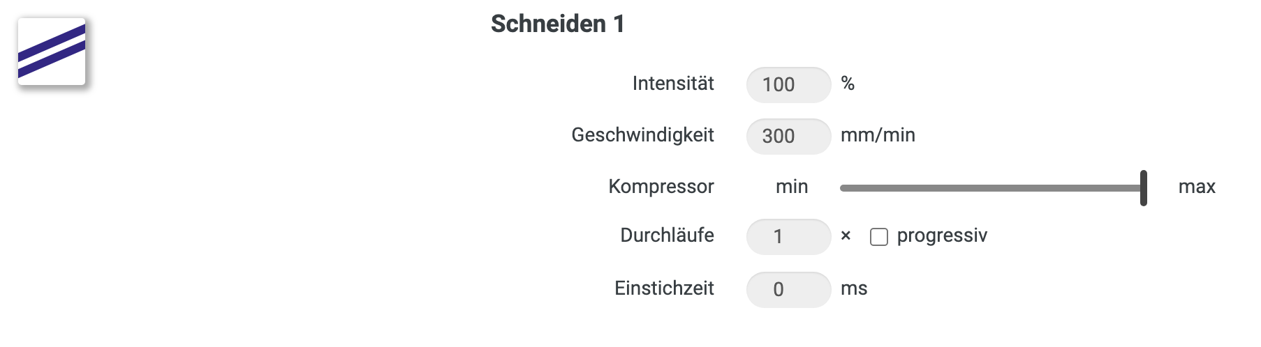 Laserparameter