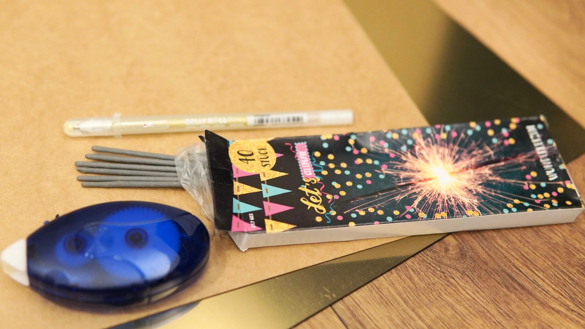 Material kleine Silvester Geschenke