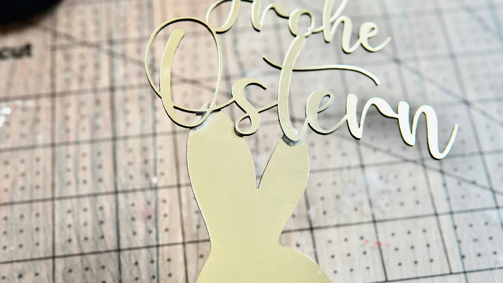 Lettering modern Easter decoration house entrance