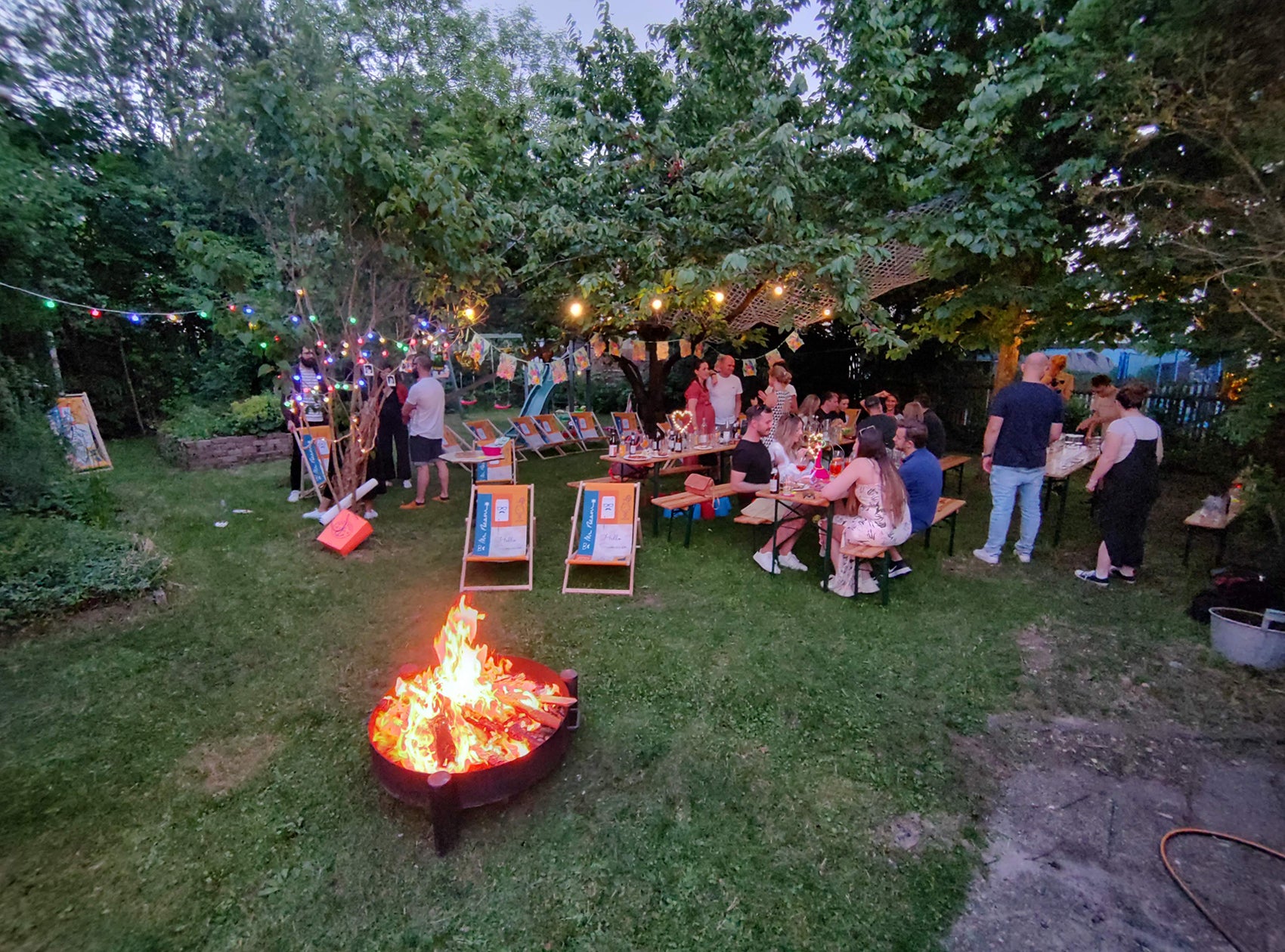 Fiesta en el jardín Mr Beam