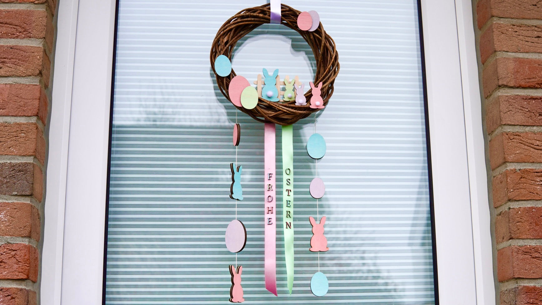 Easter door wreath