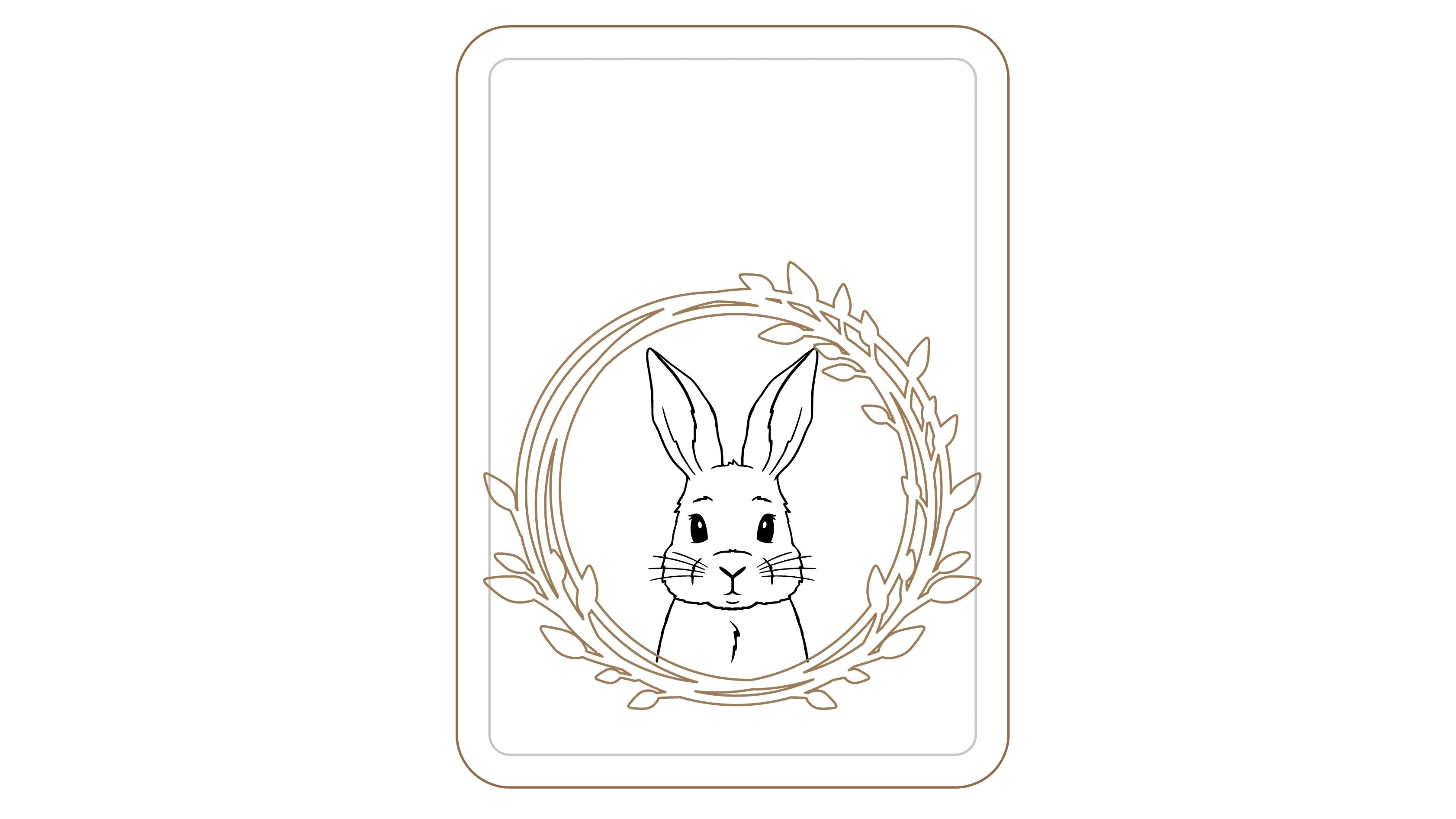 Easter card template