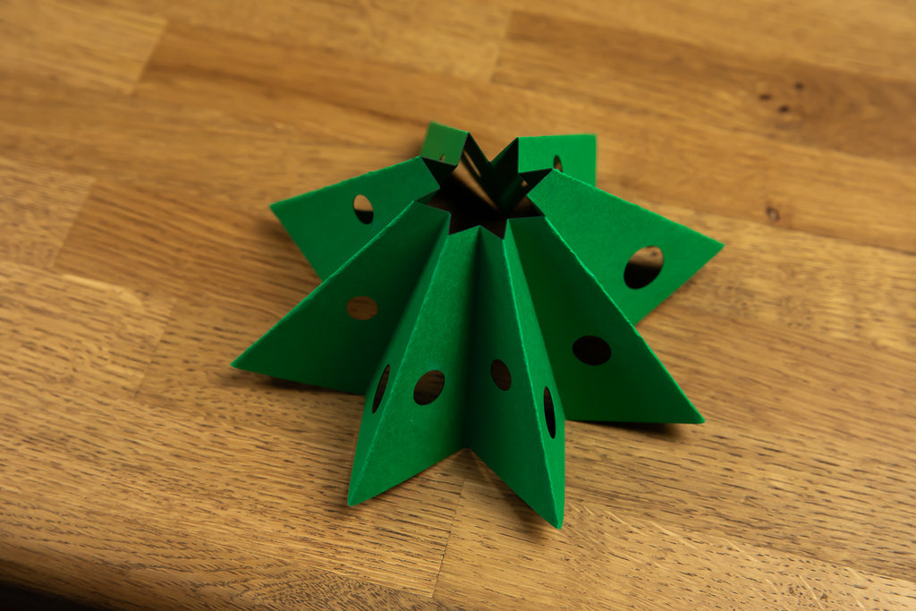 Christmas decoration made of paper