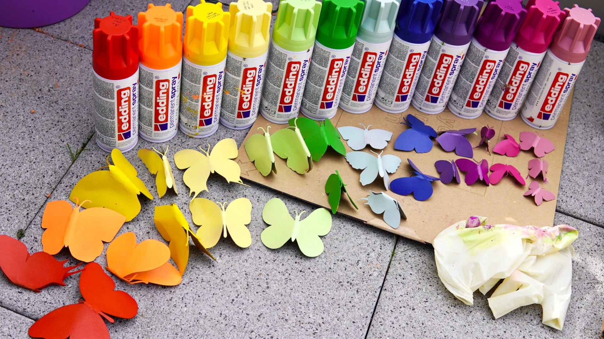 Coloring butterflies