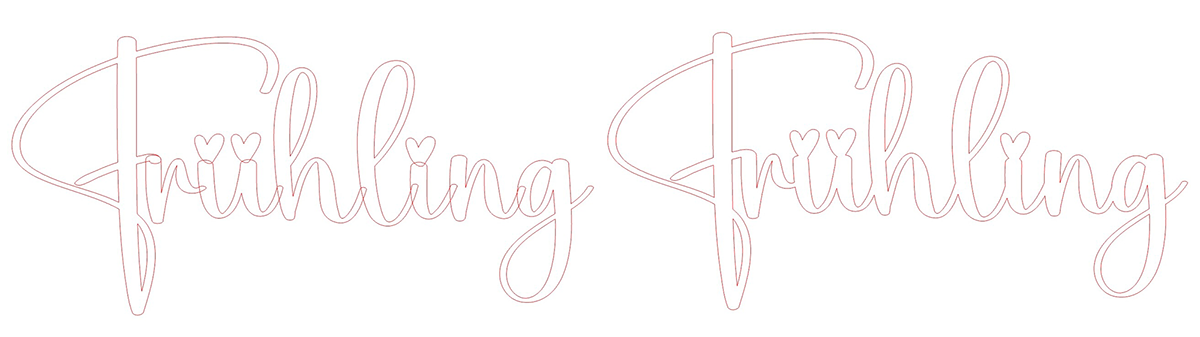 Spring lettering