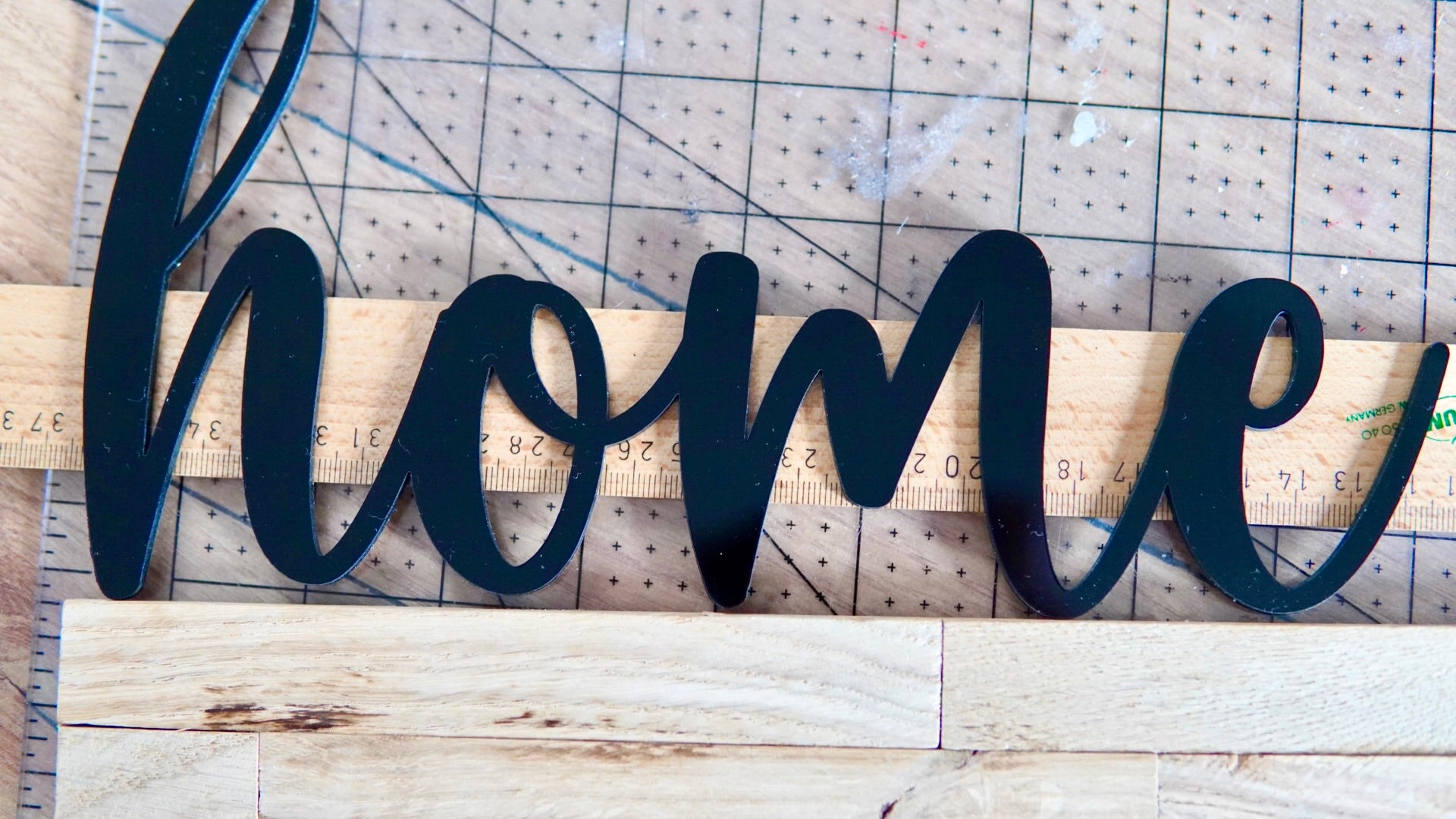 Acrylic lettering