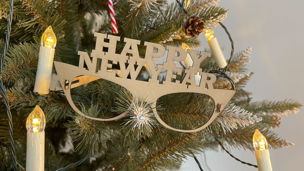 New Year's Deko Happy New Year lettering