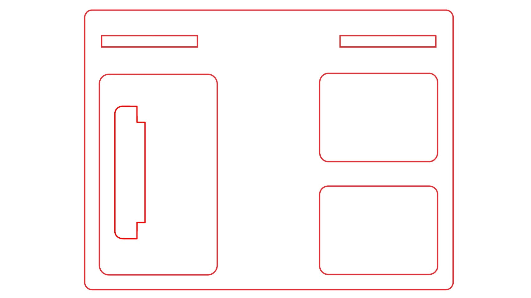 Mobile phone charging station template