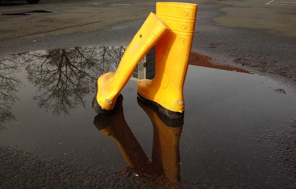 Rubber boots latex