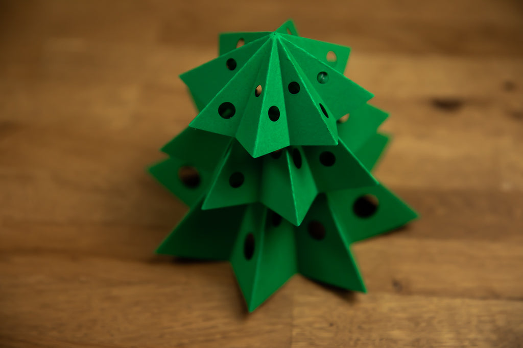 Christmas decoration made of paper