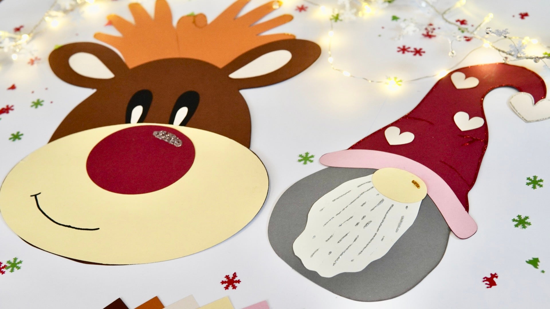 Make Christmas decorations with children