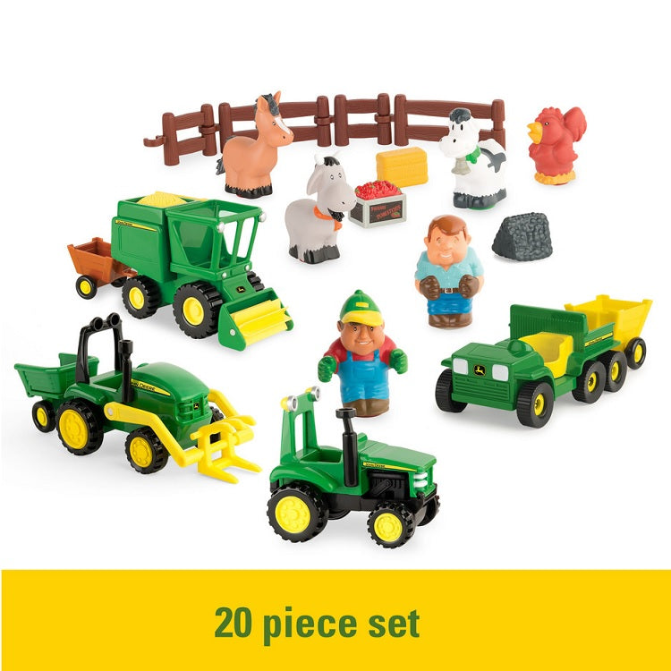 john deere farm toy playset