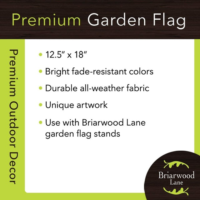 American Flag Applique Garden Flag