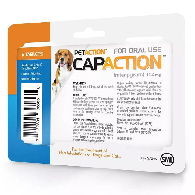 cap action flea pills for dogs