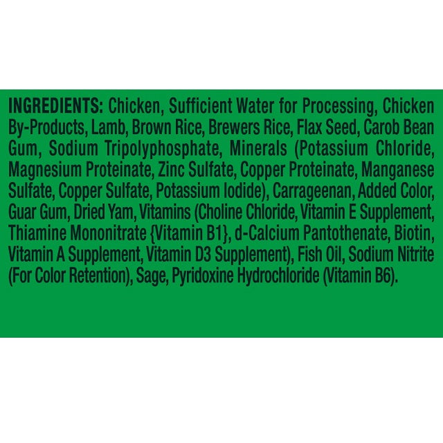 what are the ingredients in iams puppy food