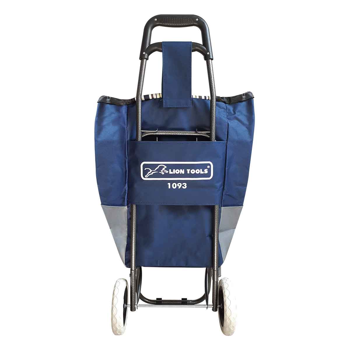 Carrito Para Mandado Multiusos Lion Tools 1093 Plegable Con Bolsa Azul Ferreabasto 9191