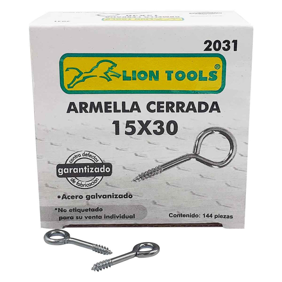 ARMELLA CERRADA 15 X 30 CAJA 144 PZS LION TOOLS