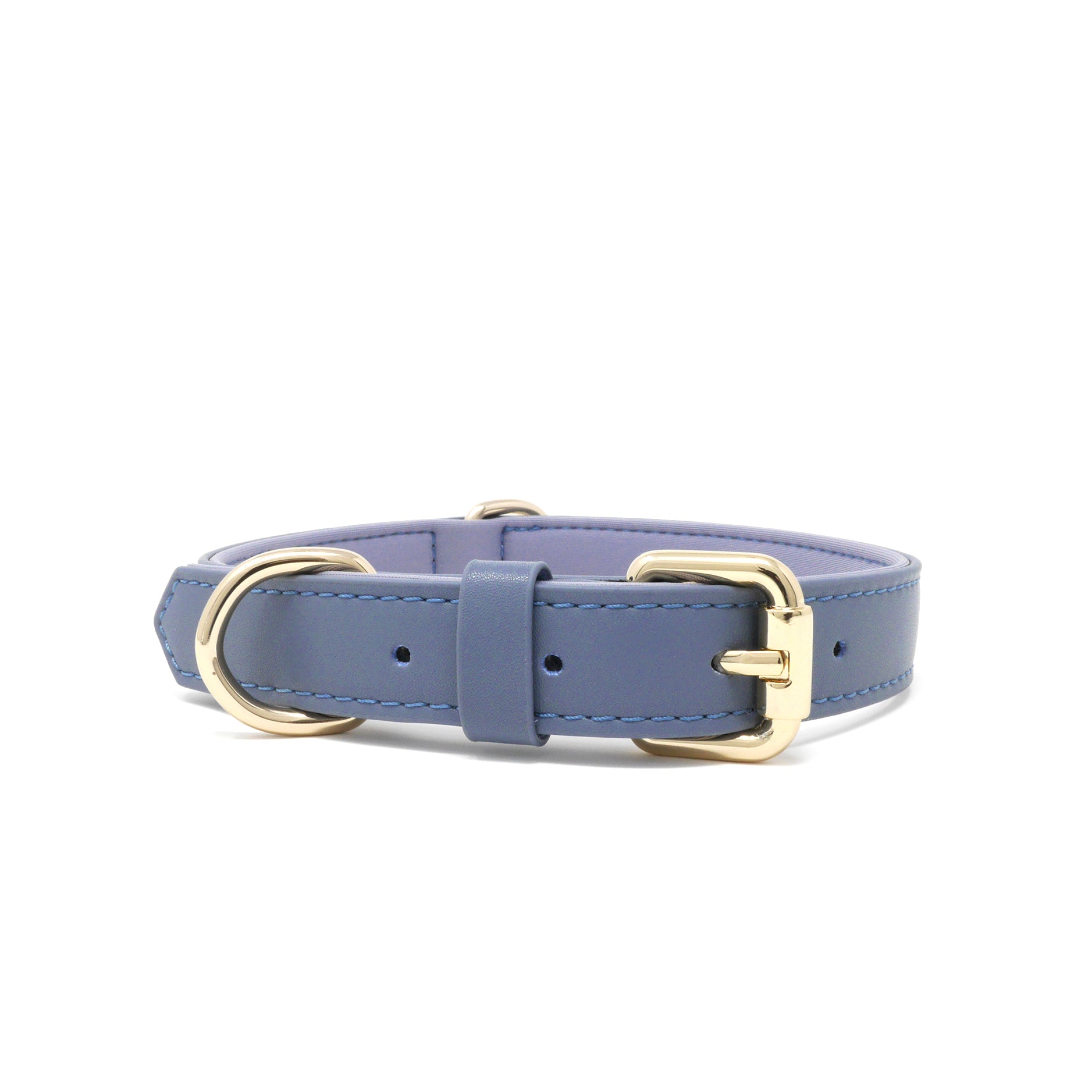 Luxury Pet Fashion Baby Blue/Blue/Bronze 4” Wide Snake Collar