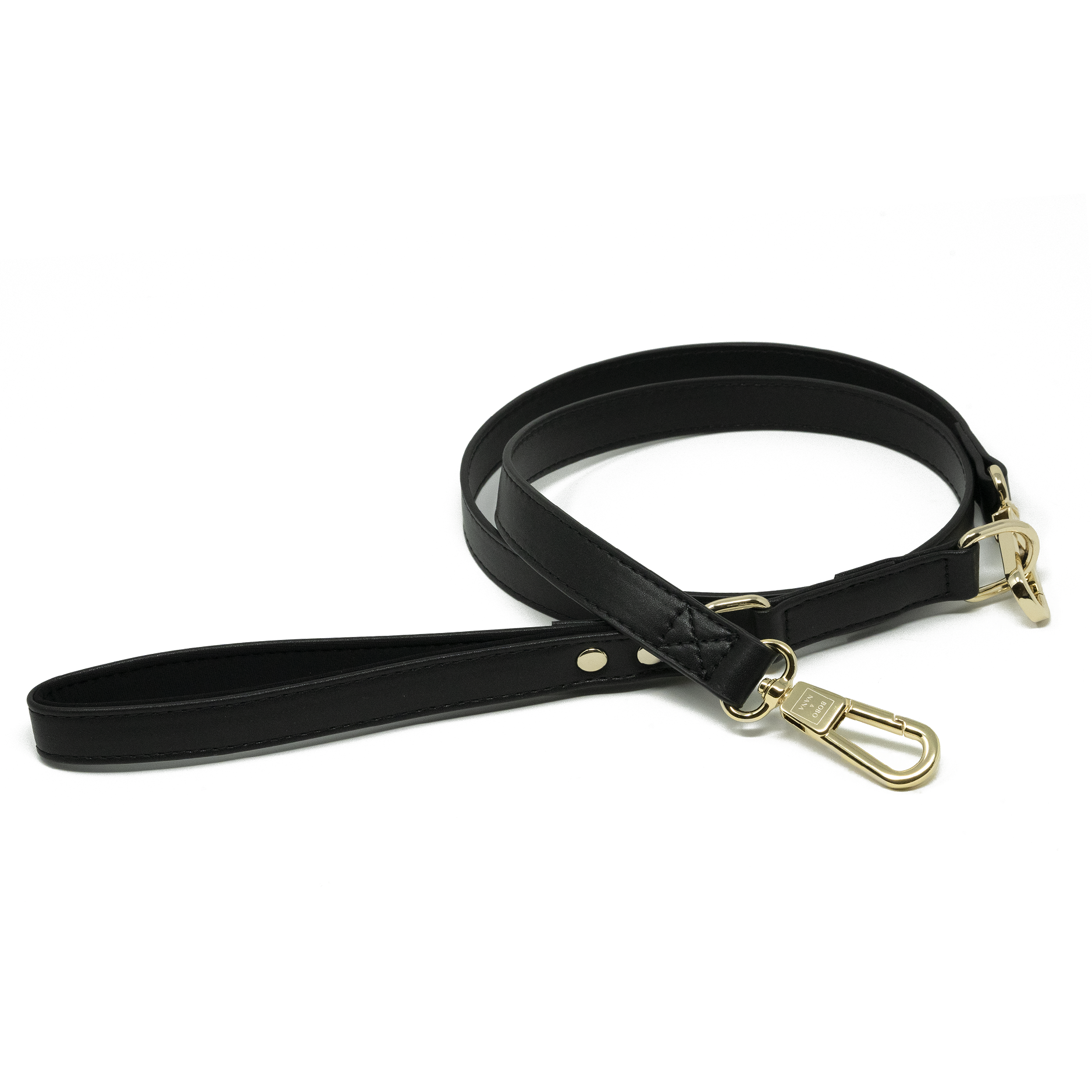 The black Maximus silver'' dog leash