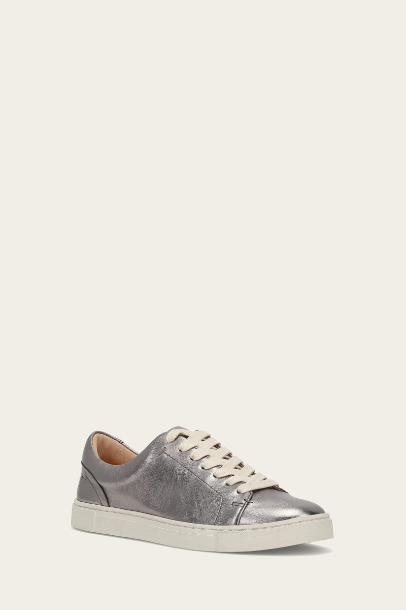 The Frye Company Frye Ivy Low Lace Sneaker In Gray