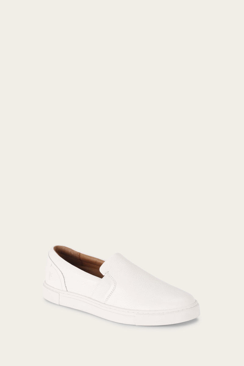 FRYE Ivy Slip On Sneaker in White - Size 9.5
