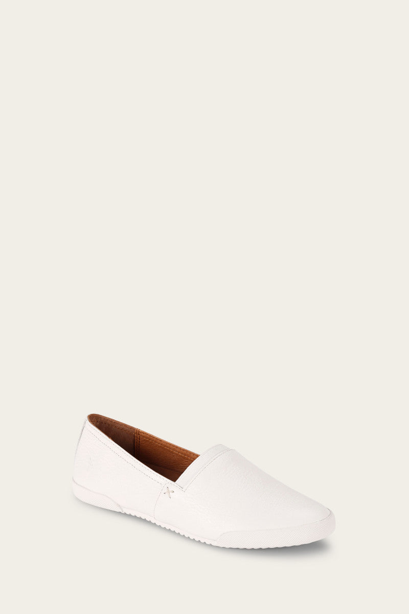 The Frye Company Frye Melanie Slip On Flats In White