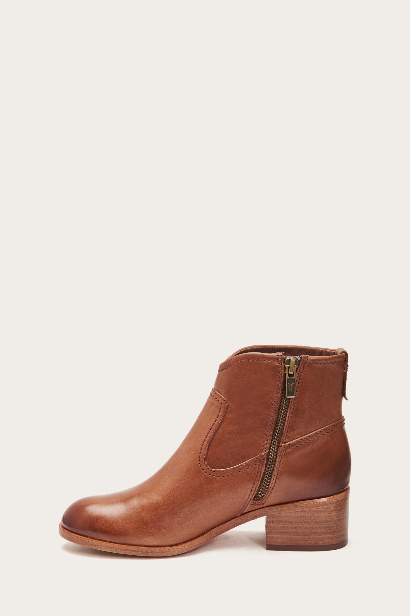 frye claire bootie cognac