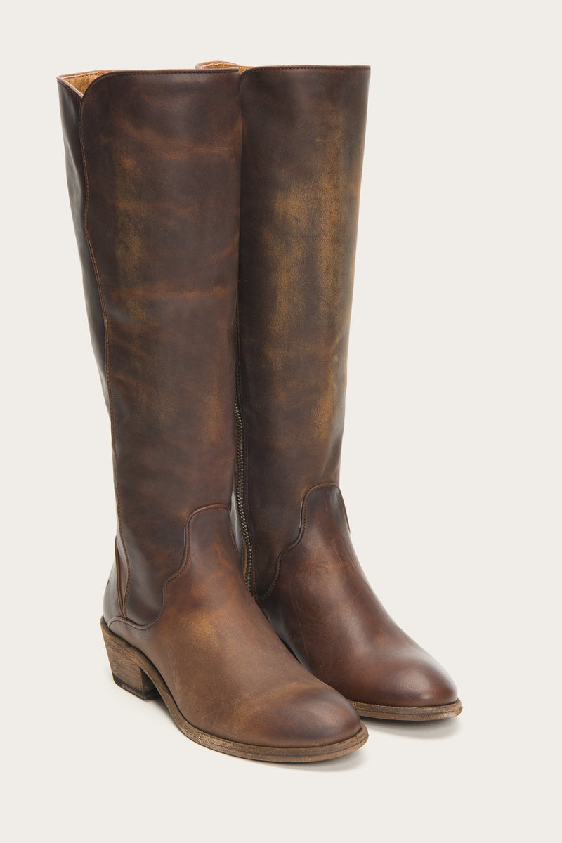 Carson Piping Tall Wide Calf | FRYE Since 1863