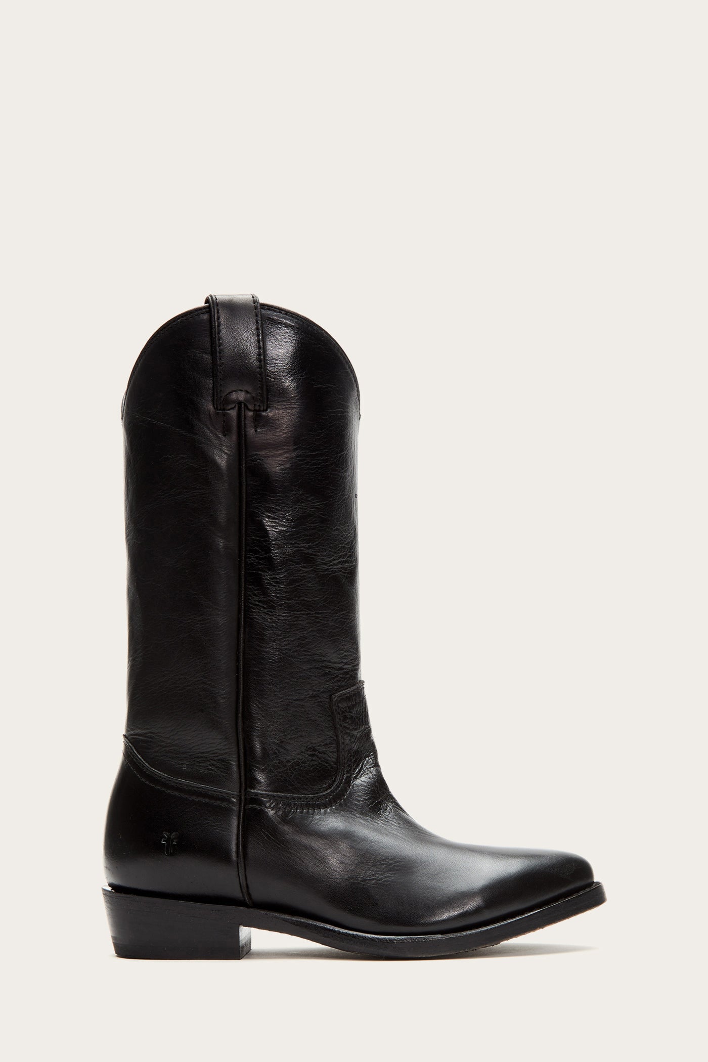 frye black cowboy boots